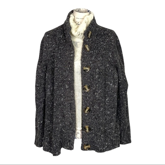 Charter Club Women’s Wool Gray Tweed Cardigan 1X - Picture 9 of 11